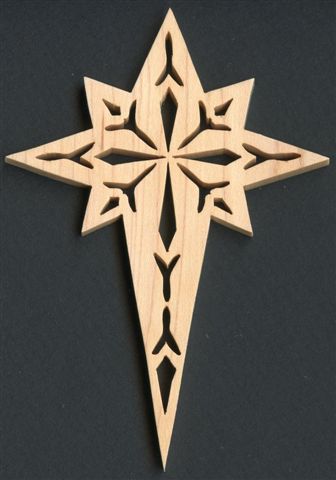Maple ornament; Pattern from [url=http://www.scrollerltd.com/]Scroller Ltd.[/url]