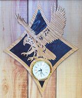 Oak Eagle clock; Pattern from [url=http://www.scrollerltd.com/]Scroller Ltd.[/url]